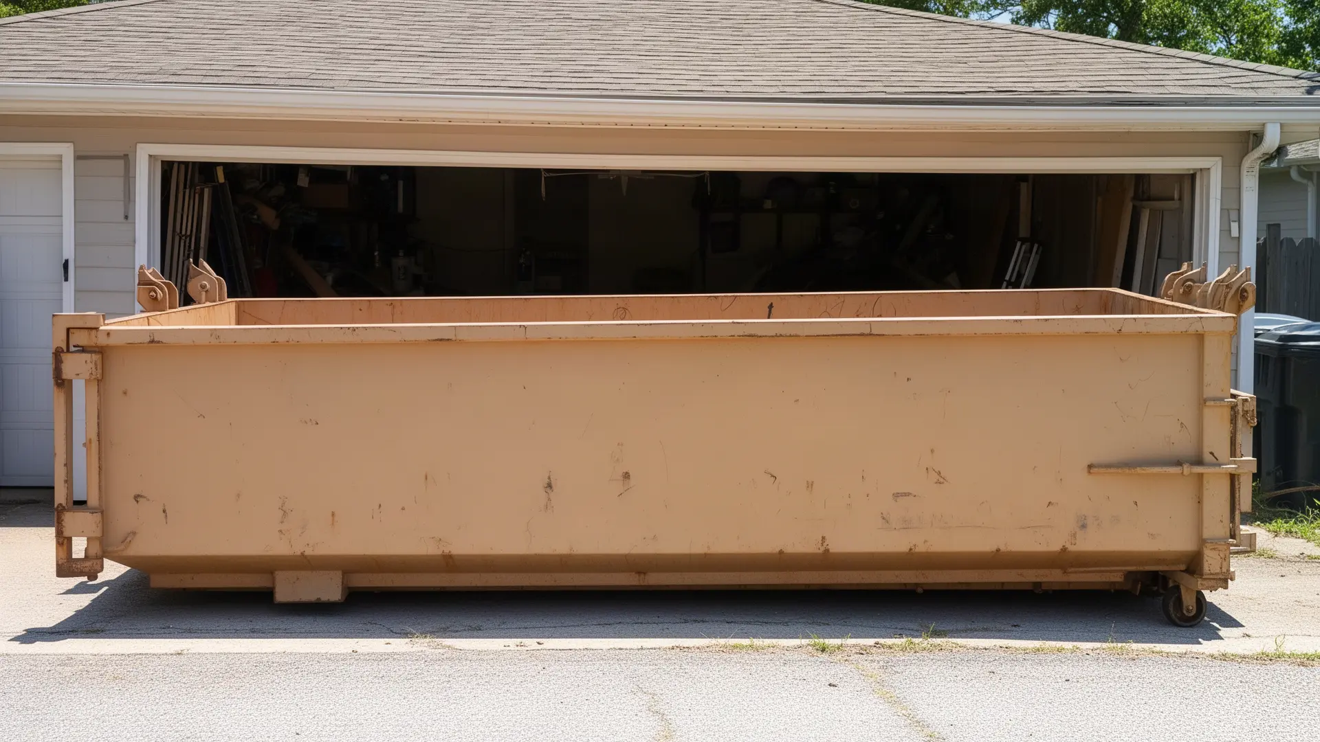 Roll-off dumpster from Clayton's Hopkinton Dumpster Rental in Hopkinton, MA